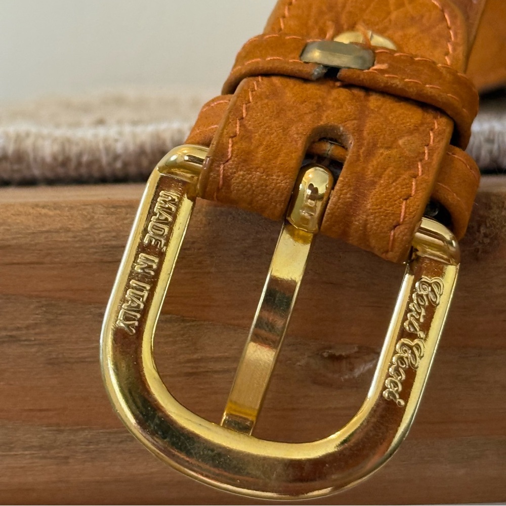 Genuine Leather CONI COCCI belt made in Italy NO HOLES? - Picture 5 of 8